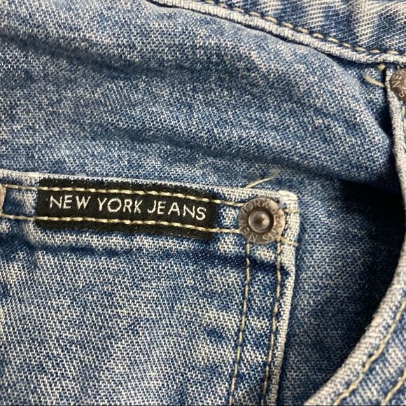 NEW YORK & COMPANY Women’s Jeans Blue Size 8 Slouch Average Inseam 29.5 - Picture 7 of 10